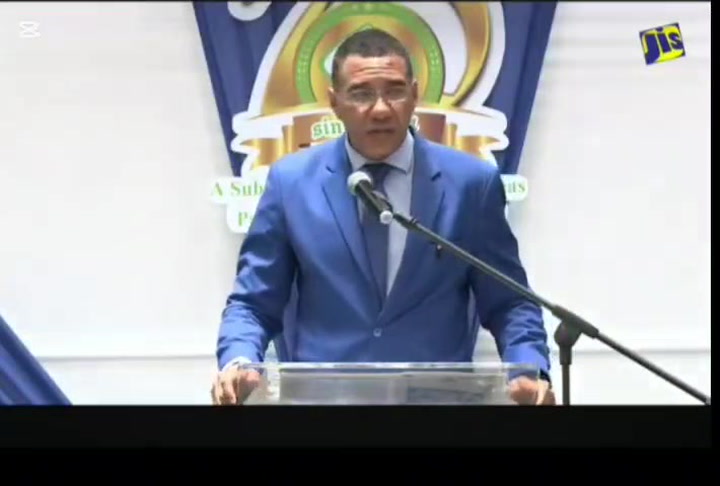 WATCH: PM wears blue to support cops, urges J’cans not to make excuses for criminals