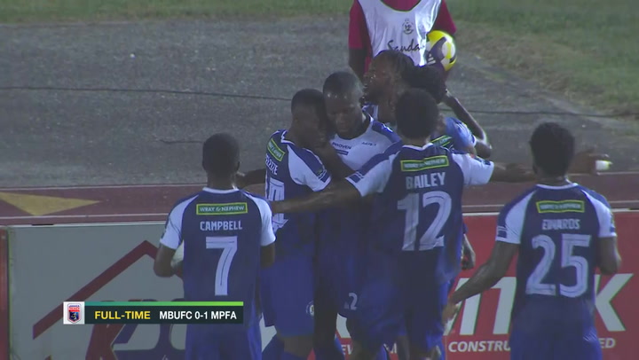 Watch: Mount Pleasant edge Montego Bay United in Jamaica Premier League semi-final first leg