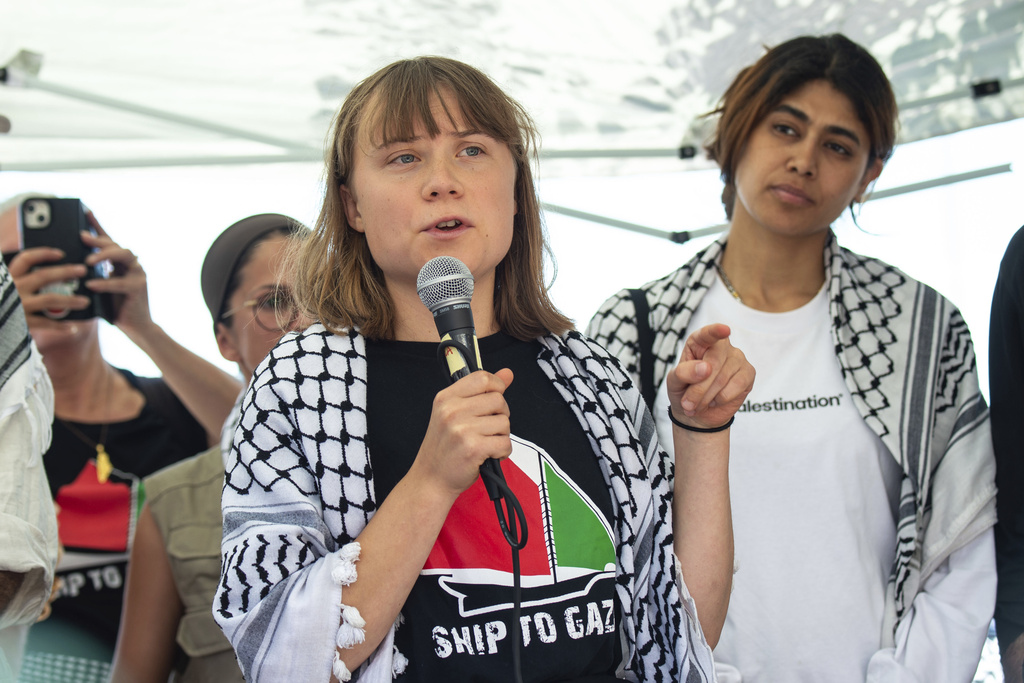 Climate activist Greta Thunberg joins aid ship sailing to Gaza aimed at breaking Israel’s blockade