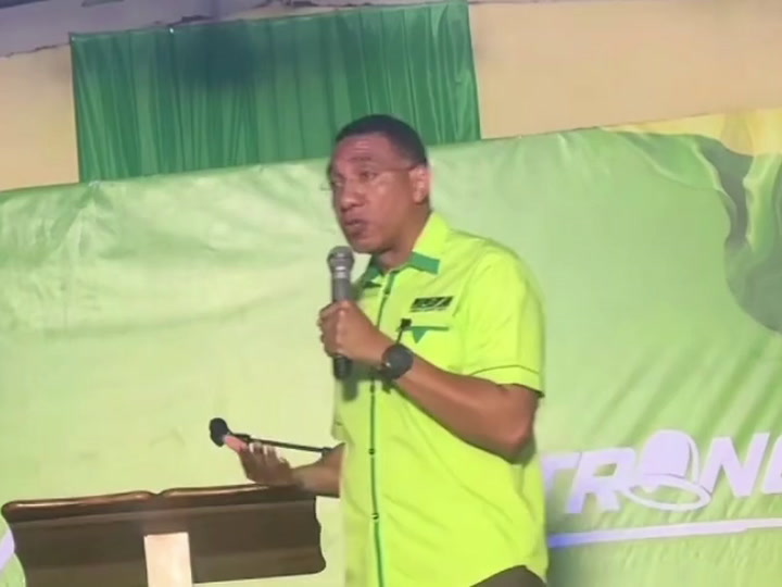 WATCH: Holness pleads with labourites to make ‘election sure’ for JLP